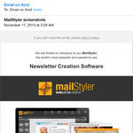 Newsletter template compatibility test