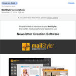 Newsletter template compatibility test