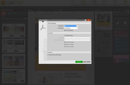 Mailstyler Newsletter Creator - PDF exportieren