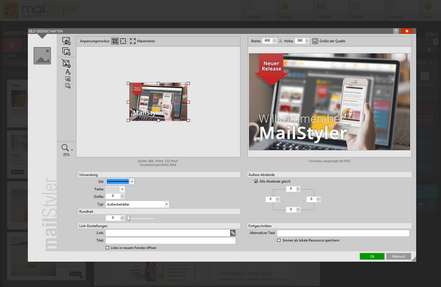 Mailstyler Newsletter Creator - Bildverwaltung