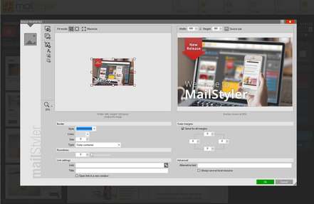 Mailstyler Newsletter Creator - Image management