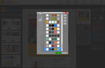 Mailstyler Newsletter Creator - Color palettes