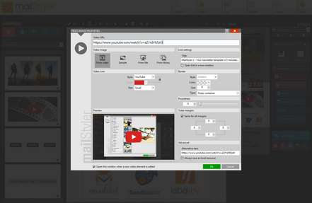 Mailstyler Newsletter Creator - Video block