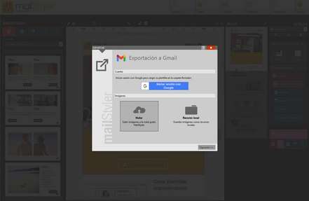 Mailstyler Newsletter Creator - Exportar en Gmail