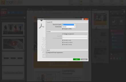 Mailstyler Newsletter Creator - Esportazione PDF