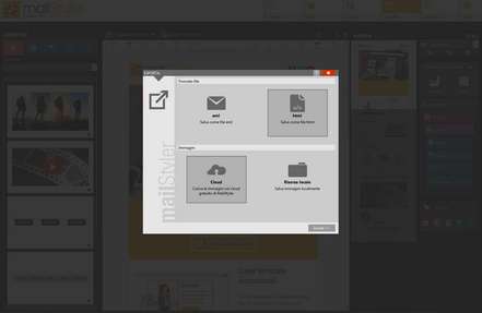 Mailstyler Newsletter Creator - Esportazione