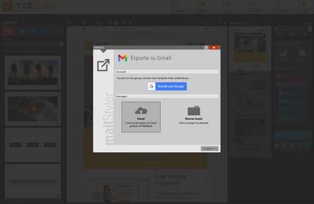 Mailstyler Newsletter Creator - Esportazione su Gmail