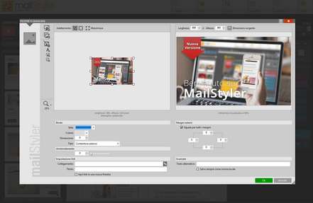 Mailstyler Newsletter Creator - Gestione delle immagini