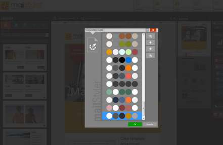 Mailstyler Newsletter Creator - Tavolozze colori