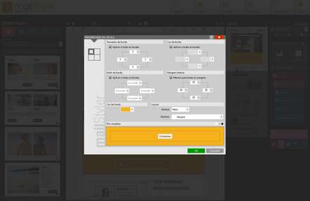 Mailstyler Newsletter Creator - Propriedades da célula