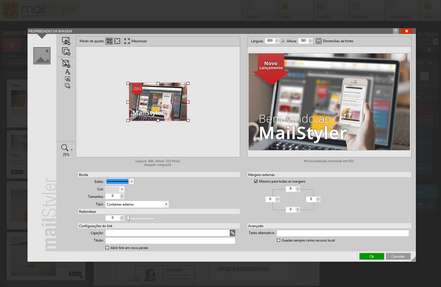 Mailstyler Newsletter Creator - Gerenciamento de imagem