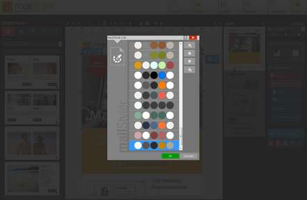 Mailstyler Newsletter Creator - Paletas de cores